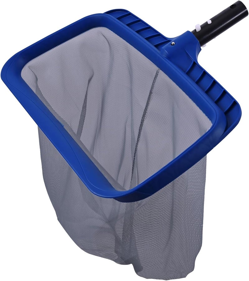 POOLAZA Pool Skimmer Net, Larger Capacity Pool Net Skimmer with Durable Deep Net, Sturdy Frame Pool Nets for Cleaning Effortlessly, High-Efficiency Pool Leaf Net with Easy Scoop Edges - Image 1